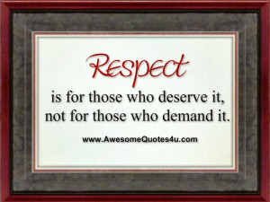 Funny Sayings About Respect | Awesome Quotes