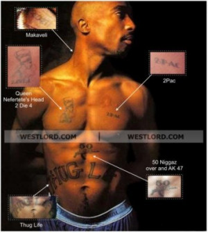 Tupac Shakur Tattoos 2