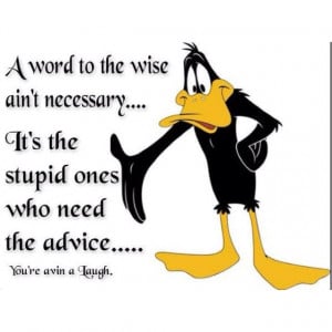 Cartoons Quotes, Ducks Quotes, Funny Things, Daffy Duck Funny, Daffy ...