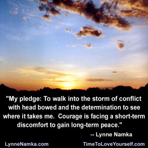 My Pledge To Walk Into The Storm Of Conflict With Head Bowed And The ...