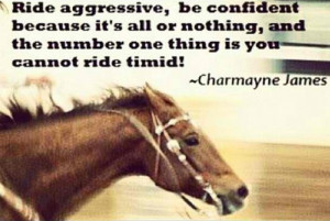 Charmayne james ---> And riding timid is why I am having a TERRIBLE ...