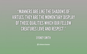 Quotes About Manners Etiquette