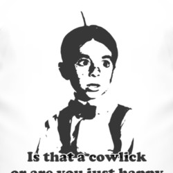Alfalfa Is That A Cowlick Funny A. J. Ferguson Little Rascals Quotes ...