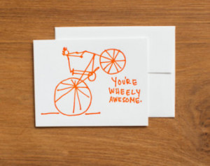 You're Wheely Awesome notecards pack of 10 ...