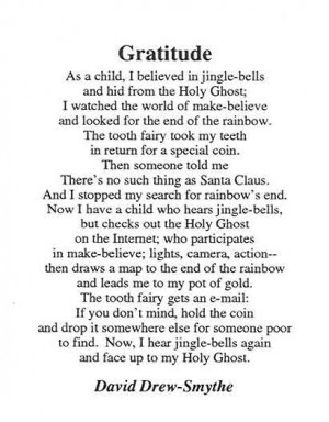 ... poem that i preface this lovely short poem of a poem of gratitude for