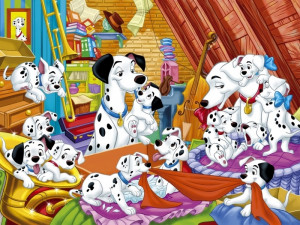 Photo of Classic Disney Cartoon 101 Dalmatians Characters