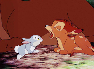gif gifs disney animated bambi most notes Classic Disney thumper
