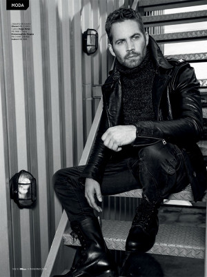 Paul Walker is featured on the cover of the second GQ Style Brazil ...