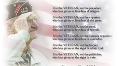 What is a veteran poem | veterans day thank you poem