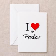 Love My Pastor Greeting Cards (Pk of 10) for