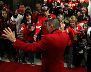 Stan Mikita Introduced The