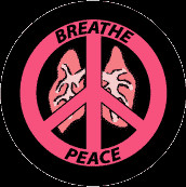 Breathe Peace--PEACE SIGN T-SHIRT