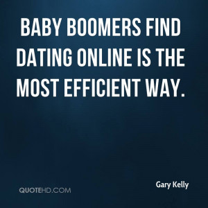 Baby boomers find dating online is the most efficient way.