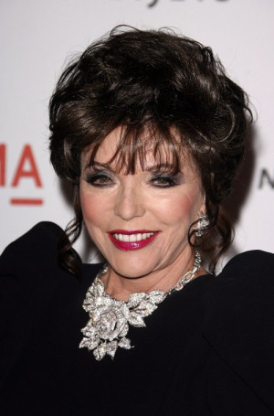 Dynasty star Joan Collins (who recently said that Jennifer Aniston isn ...