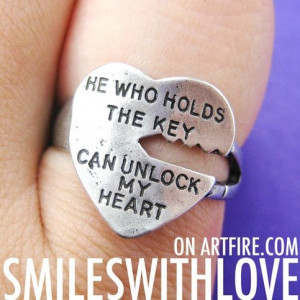 love_quote_key_ring_silver_-_he_who_holds_the_key_can_unlock_my_heart ...