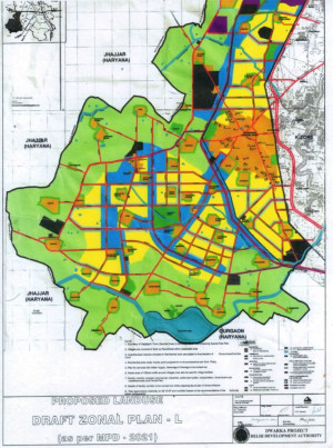 Master Plan Delhi Mpd Land Use