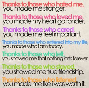 ... your whole life was thank you that would suffice thank you quotes