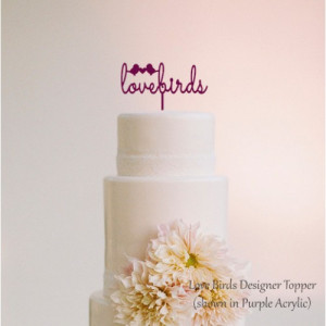 ... » Acrylic Cake Toppers » Acrylic Cake Topper - Designer love brids