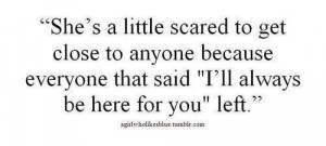 lil scared to get close