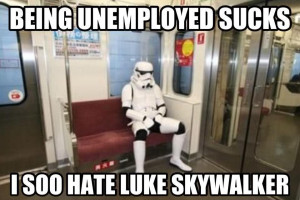 Being unemployed sucks