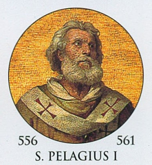 556 Pelagius I began his reign as Catholic Pope.