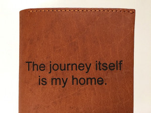 Travel Quote Passport Case, Leather passport Holder, Personalized ...