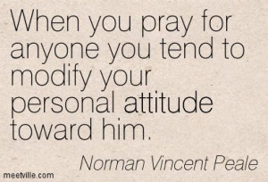 ... your personal attitude toward him.