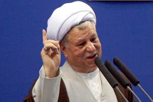 ... Experts Assembly Ali Akbar Hashemi Rafsanjani speaks in Friday Prayer