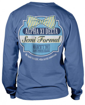 Alpha Xi Delta Semi Formal T-shirt