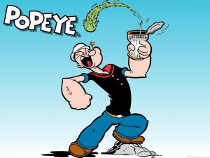 Popeye With Spinach Images, Pictures, Photos, HD Wallpapers