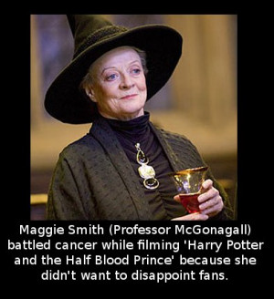 Did You Know That Maggie Smith (Professor McGonagall) battled ...