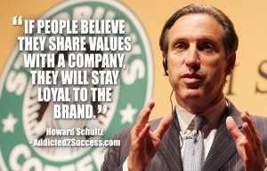 howard schultz branding quote