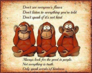The 3 Monkey See No Evil Quotes