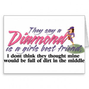 Softball Sayings Cards Card Templates Postage picture
