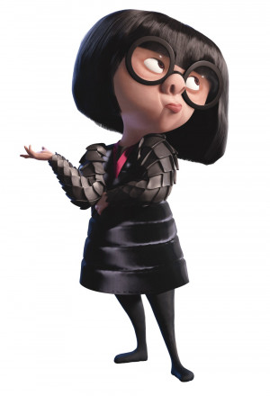 ... look back dahling it detracts from the now edna mode the incredibles