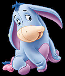You've cheered baby Eeyore up by stoppihg by. Stick around and keep ...