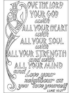 Trust In The Lord With All Your Heart Coloring Page Christian coloring ...