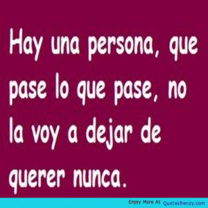 Spanish Amor Quote -