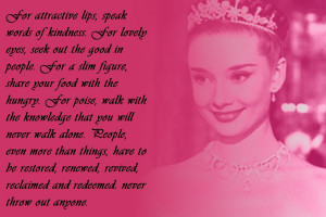 Audrey Hepburn - Quote by musicgal3