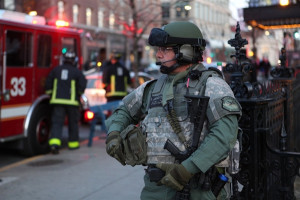 Boston Police Swat Team Action