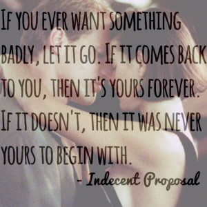 Indecent proposal favorite quotes