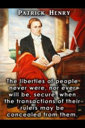 Give me Liberty or give me Death!