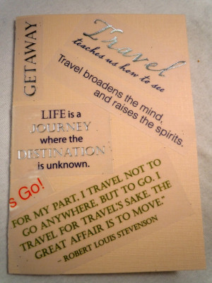 Travel Quotes Passport Cover