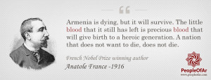 William Saroyan Armenian Genocide Quote