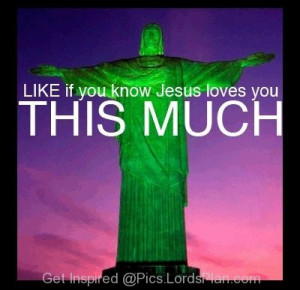 AND DIED FOR US, stachu of Jesus the redeemer in Brazil that shows us ...