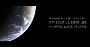gif quote space earth universe carl sagan ownmade contact