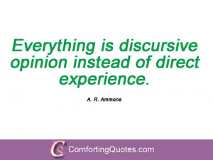 11 Sayings From A. R. Ammons