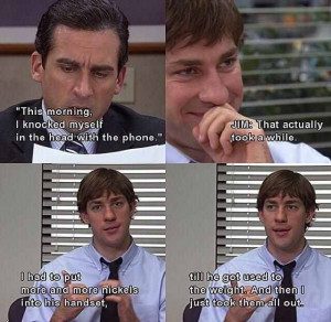 Jim's pranks on Dwight