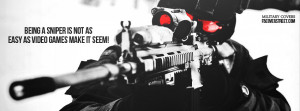 Sniping Is Not Easy Facebook Cover
