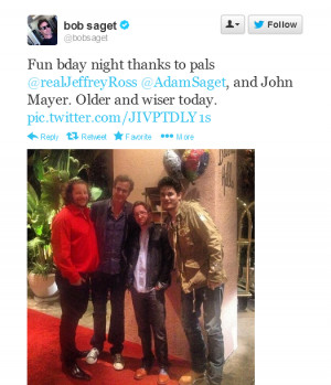 John Mayer, Jeffrey Ross, Bob Saget And Adam Saget | May 17, 2013